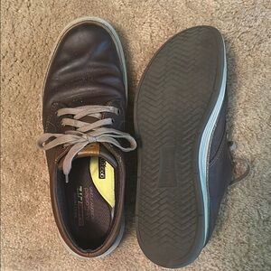 Skechers Brown Oxfords Comfortable Stylish Design